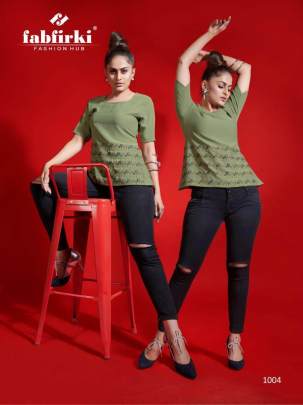 Fabfirki Red Look Top Catalog