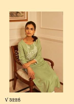 Fancy Kurti In 6 Color By Four Buttons