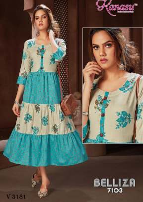 Fancy Kurti In 8 Color By Kansu