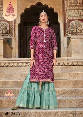 Fashion Label Vol 9 Kurti with Flair Plazzo    Sharara In 6 Design By Kajal Style