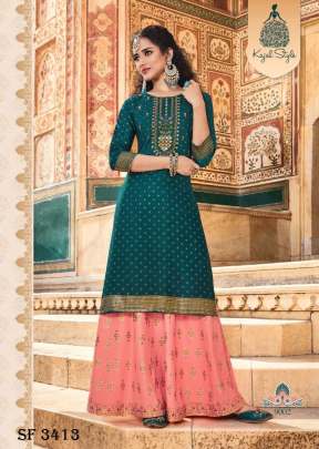 Fashion Label Vol 9 Kurti with Flair Plazzo    Sharara In 6 Design By Kajal Style