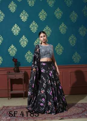 GIRLY VOL 15 Designer Lehengha Choli In Black Color By SHUBHKALA