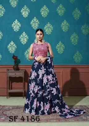 GIRLY VOL 15 Designer Lehengha Choli In Navy Blue Color By SHUBHKALA