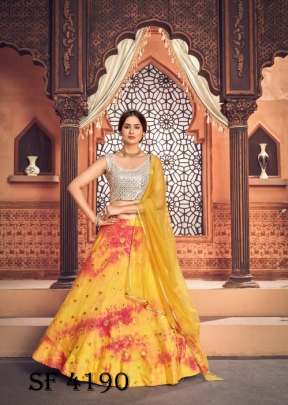 GIRLY VOL 16 Designer Lehengha Choli In Yellow Color By SHUBHKALA