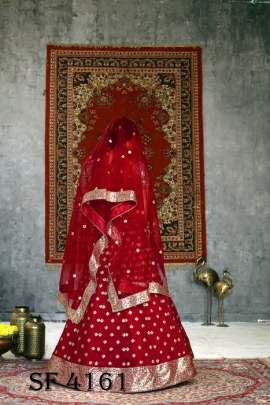 Girlish Vol  1 Bridal Lehengha Choli In Red Color By SHUBHKALA