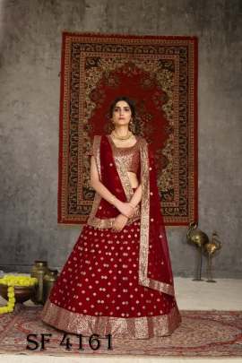 Girlish Vol  1 Bridal Lehengha Choli In Red Color By SHUBHKALA