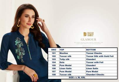 Glamour Desi Root Kurti with Palazzo  Catalog