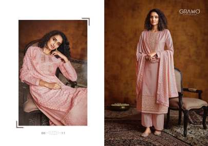 Gramo Heavy Fiyona Silk Salawar  Suit Collection