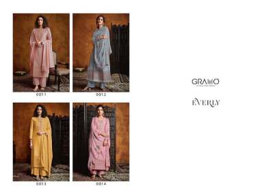 Gramo Heavy Fiyona Silk Salawar  Suit Collection