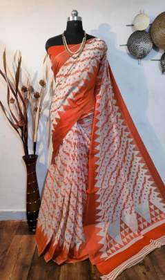 Handloom Cotton Weaving Saree