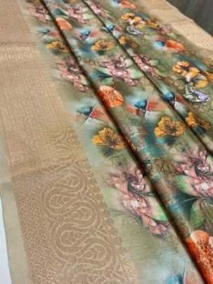 Handloom Weaving Silk Multi Color