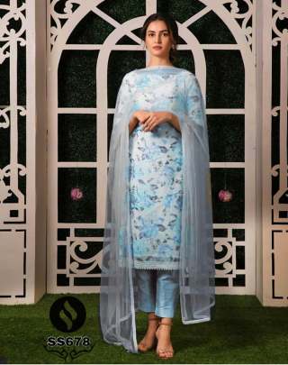 Heavy Crape Silk Pakistani Suit