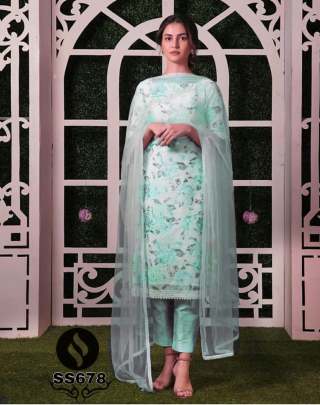 Heavy Crape Silk Pakistani Suit