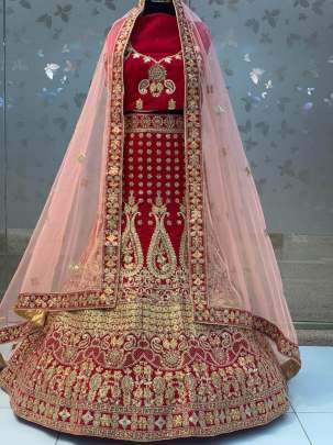 Heavy desinger Bridal Lehenga Choli Design Nb 12