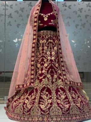 Heavy desinger Bridal Lehenga Choli Design Nb 17