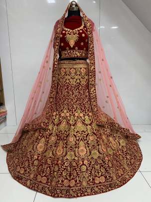 Heavy desinger Bridal Lehenga Choli Design Nb 34
