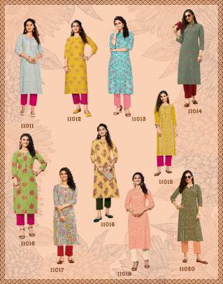 KAJAL STYLE'S GARDENCITY Vol-11 KURTIS CATALOG COLLECTION