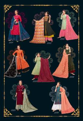 Kajal Style Designer Kurti Palazzo   Sharara With Dupatta Set Full Catalogue