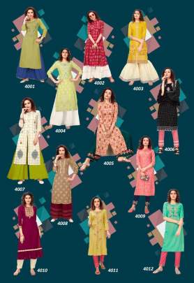 Kajal Style Fashion Label Kurti with Palazzo or Sharra or Pant  Catalog