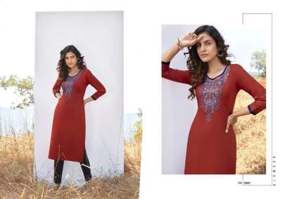 Kalaroop Lily Vol 17 by Kajree Kurti Wholesale Catalog 10 Pcs