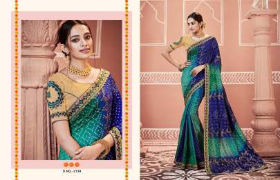 Kessi Bandhej Vol 10 Saree Sari