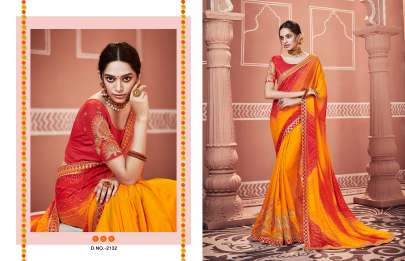 Kessi Bandhej Vol 10 Saree Sari