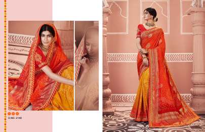 Kessi Bandhej Vol 10 Saree Sari