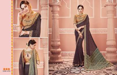 Kessi Bandhej Vol 10 Saree Sari