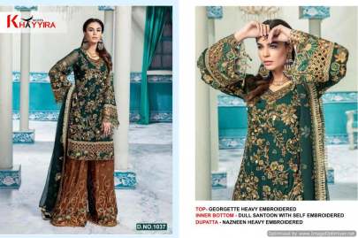 Khayyira Emaan Adeel Georgette Pakistani Salwar Suits