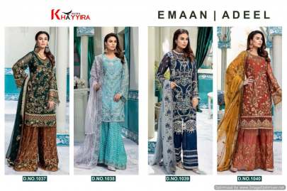 Khayyira Emaan Adeel Georgette Pakistani Salwar Suits