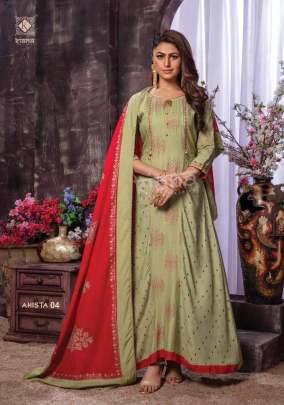 Kiana house of fashion Presents AHISTA Heavy Reyon Designer Kurti Catalogue