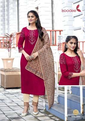 Koodee Fashion Sandhya Vol 2  Designer Kurti With Pant Collection