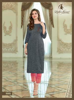 Ladies Flavour Dzire Kurti with Pant Catalog