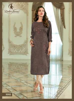 Ladies Flavour Dzire Kurti with Pant Catalog