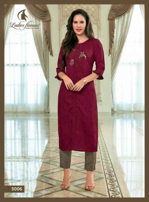 Ladies Flavour Dzire Kurti with Pant Catalog