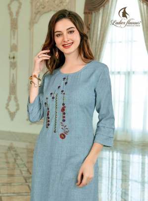 Ladies Flavour Dzire Kurti with Pant Catalog