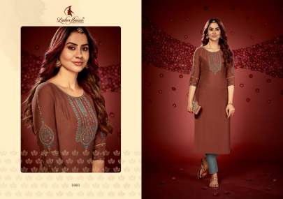 Ladies Flavour Present Ethnic Kurtis Ragini Catalog