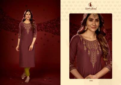 Ladies Flavour Present Ethnic Kurtis Ragini Catalog