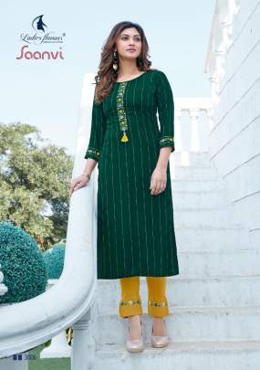 Ladies Flavour Saanvi Heavy Rayon kurti pent