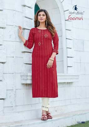 Ladies Flavour Saanvi Heavy Rayon kurti pent