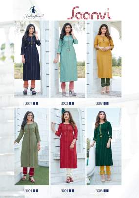 Ladies Flavour Saanvi Heavy Rayon kurti pent