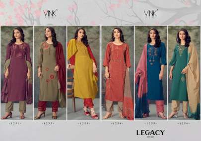 Lagacy By Vink  Designer Kurti With Plazzo Collection