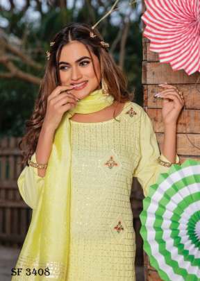 Laila Kurti With Sharara & Dupatta In 6 Design By Wanna