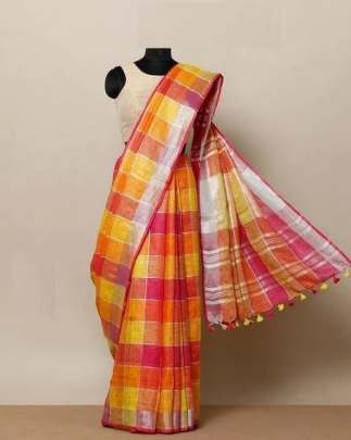 Linen Saree 37