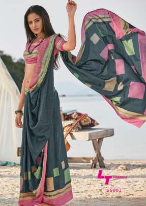 Lt Fabrics Silver Oak Saree