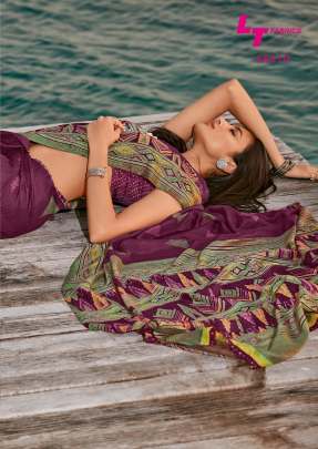 Lt Fabrics Silver Oak Saree