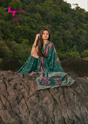 Lt Fabrics Silver Oak Saree