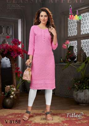 Lucknowi Kurti In 8 Color By Maira