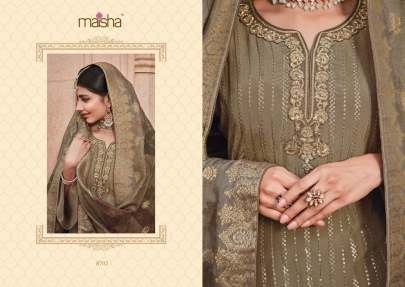 Maisha Wedding Wear Georgette Embroidered Salwar Suits