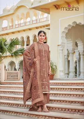 Maisha Wedding Wear Georgette Embroidered Salwar Suits